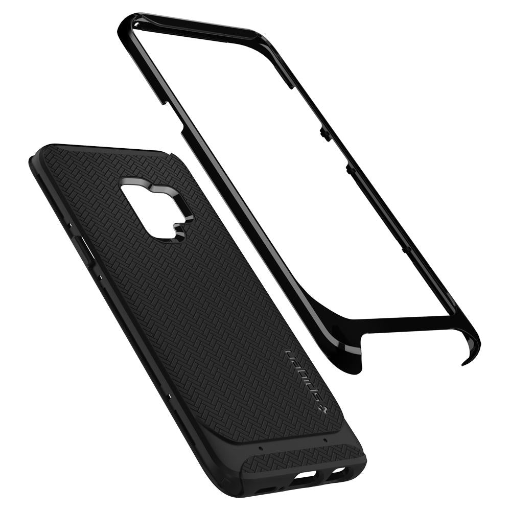 Buy Spigen Samsung Galaxy S9 Case Neo Hybrid - Shiny Black from Vmart in Pakistan