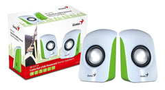 Buy Genius SP-U115 Stereo USB Powered Speakers (White) from Vmart in Pakistan