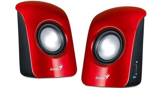 Buy Genius SP-U115 Stereo USB Powered Speakers (Red) from Vmart in Pakistan