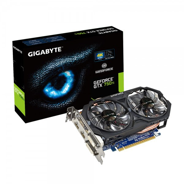 Buy Gigabyte Nvidia GV-N75TOC-2GI GTX 750Ti 2GB GDDR5 from Vmart in Pakistan