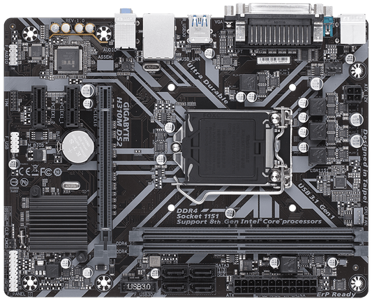 Buy Gigabyte H310M DS2 Intel H310 Ultra Durable Motherboard from Vmart in Pakistan