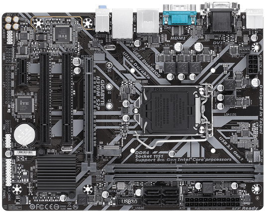 Buy Gigabyte H310M S2P Intel H310 Ultra Durable Motherboard from Vmart in Pakistan