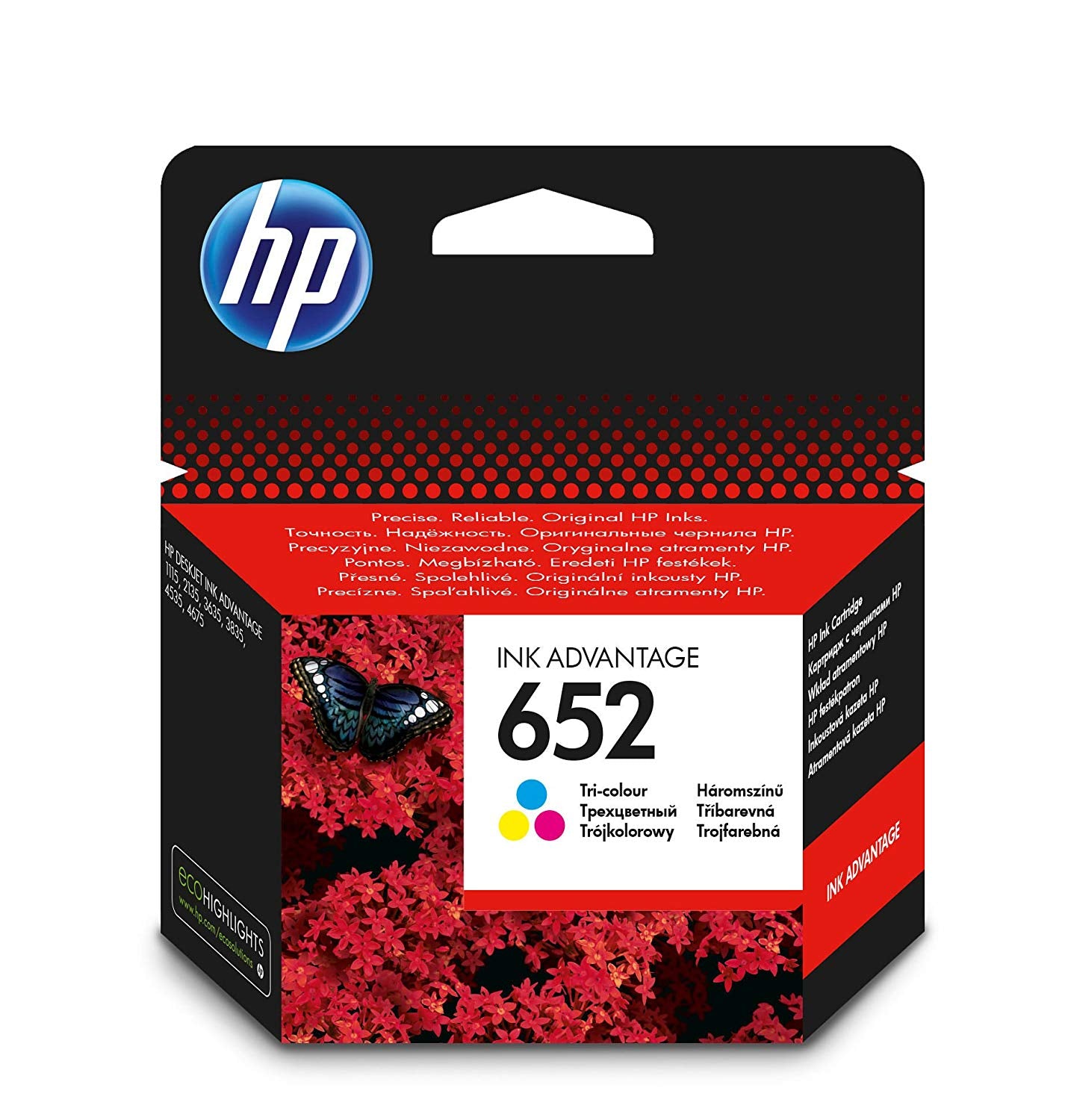 Buy HP 652 Tri-Color Original Ink Advantage Cartridge from Vmart in Pakistan
