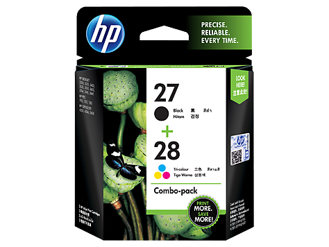 Buy HP Ink CC628AA 27 Black/28 Tri-color Combo Pack from Vmart in Pakistan