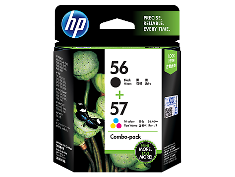 Buy HP Ink CC629AA 56 Black/57 Tri-color Combo Pack from Vmart in Pakistan