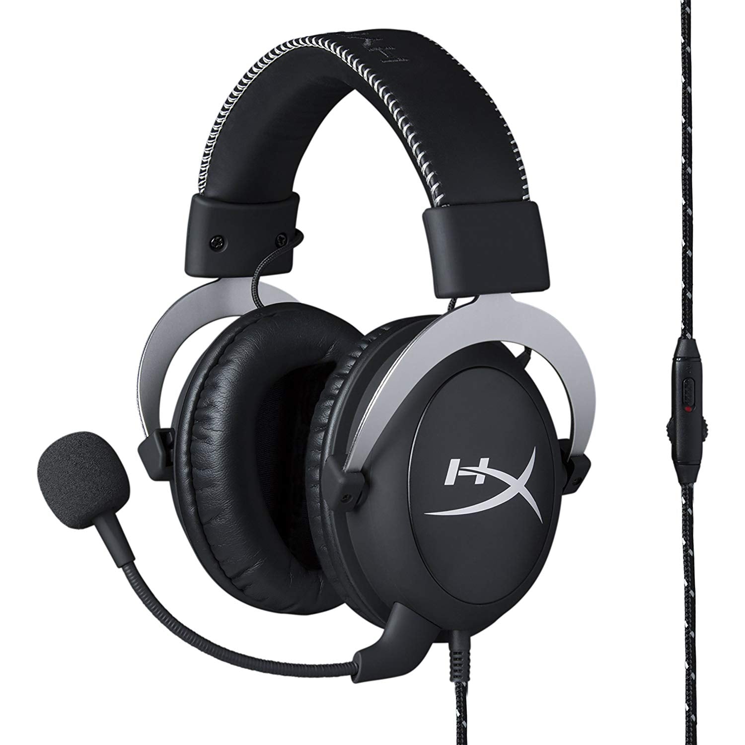 Buy HyperX Cloud Pro Gaming Headset with in-Line Audio Control for PS4/Xbox One/PC - Silver from Vmart in Pakistan