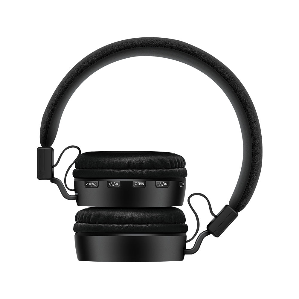 Buy Space JAM HD Wireless with Mic Headphones JM-611 - Black from Vmart in Pakistan