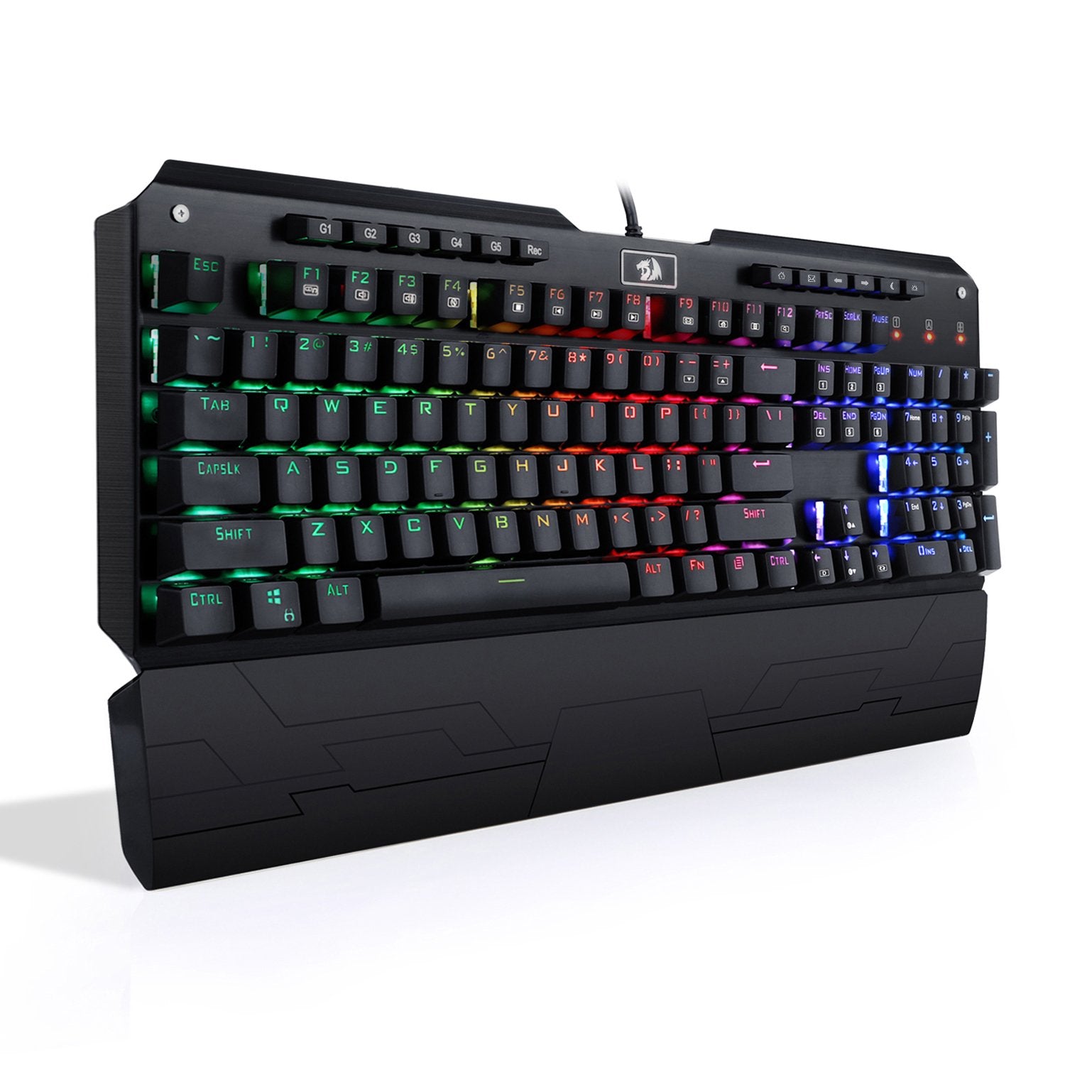 Buy Redragon K555 Indrah Mechanical RGB LED Gaming Keyboard from Vmart in Pakistan