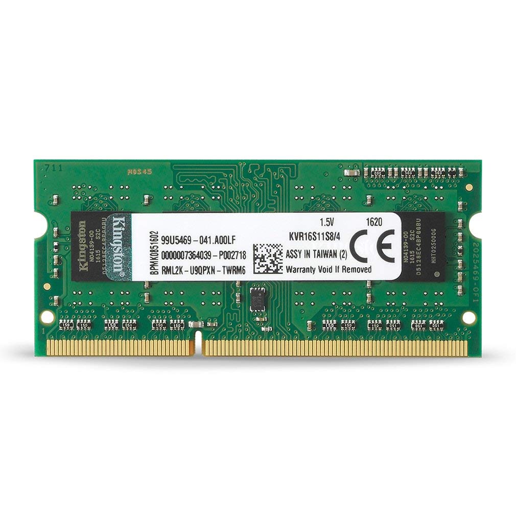 Buy Kingston KVR16S11S8/4 1600 MHz DDR3 Non-ECC CL11 SODIMM 204-Pin RAM - 4GB from Vmart in Pakistan