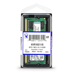 Buy Kingston KVR16S11/8G 1600MHz DDR3 Non-ECC CL11 SODIMM 204-Pin Ram - 8GB from Vmart in Pakistan