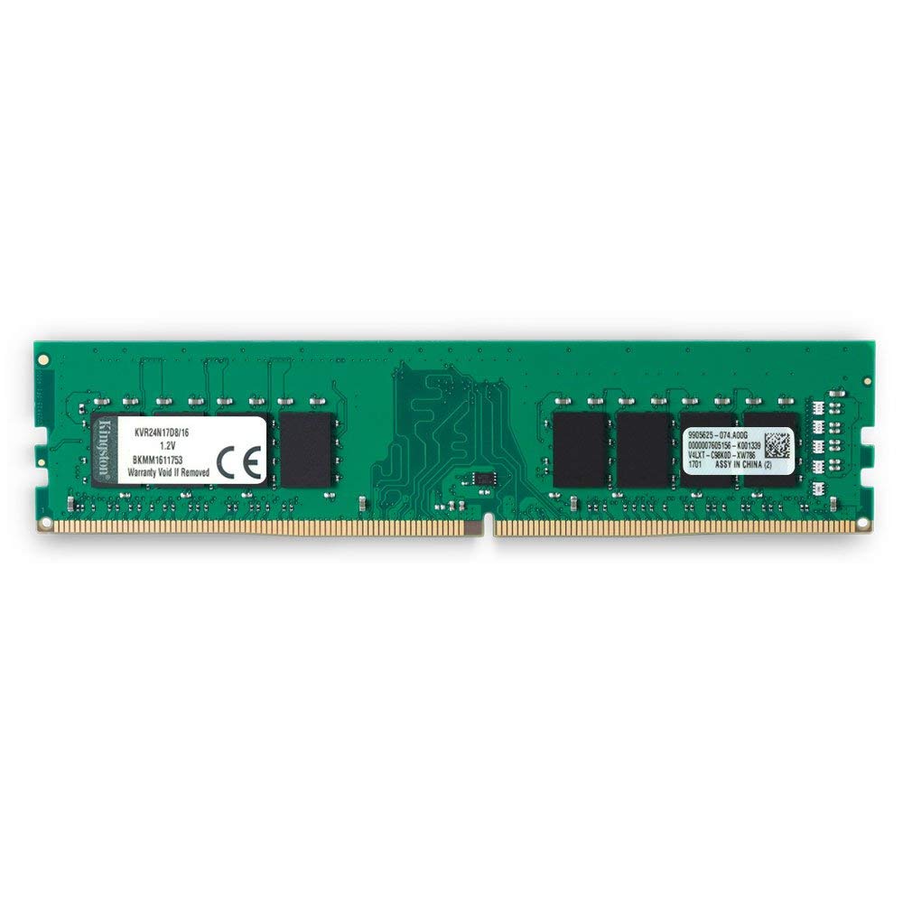 Buy Kingston KVR24N17D8/16 2400MHz DDR4 Non-ECC CL17 288-Pin DIMM Ram - 16GB from Vmart in Pakistan
