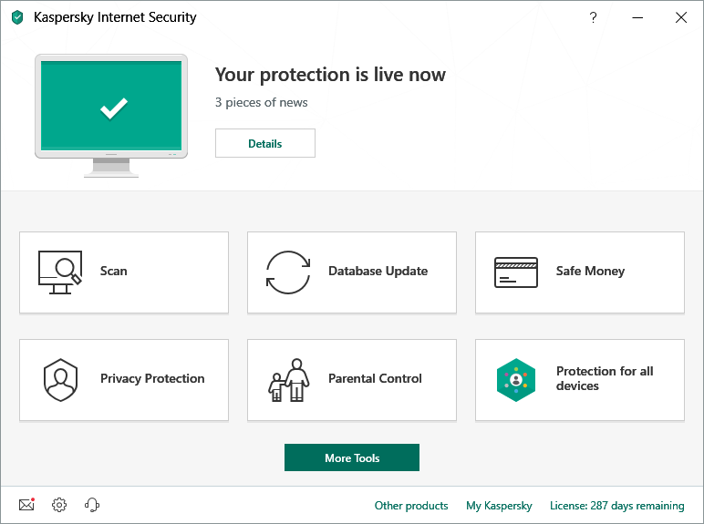 Buy Kaspersky Internet Security 4 Devices - 2019 Retail Pack from Vmart in Pakistan