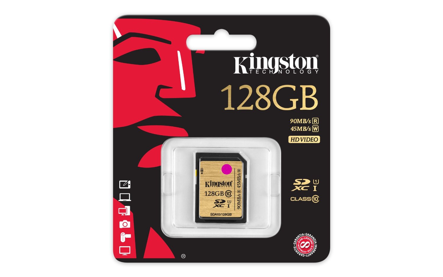 Buy Kingston 128GB SDHC Class-10 UHS-I Ultimate Flash Card from Vmart in Pakistan
