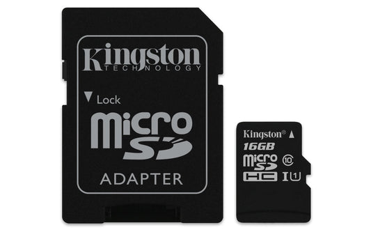 Buy Kingston 16GB, MicroSDHC UHS-I Class-10 Flash Card from Vmart in Pakistan