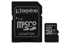Buy Kingston 16GB, MicroSDHC UHS-I Class-10 Flash Card from Vmart in Pakistan
