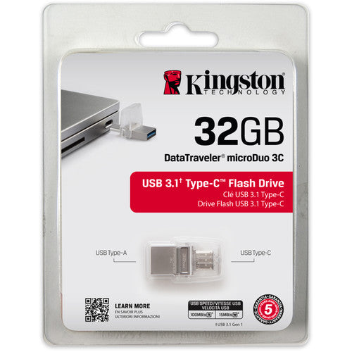 Buy Kingston 32GB Data Traveler microDuo 3C OTG USB 3.1 from Vmart in Pakistan