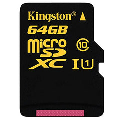 Buy Kingston 64GB, MicroSDHC Class-10 UHS-I Flash Card from Vmart in Pakistan