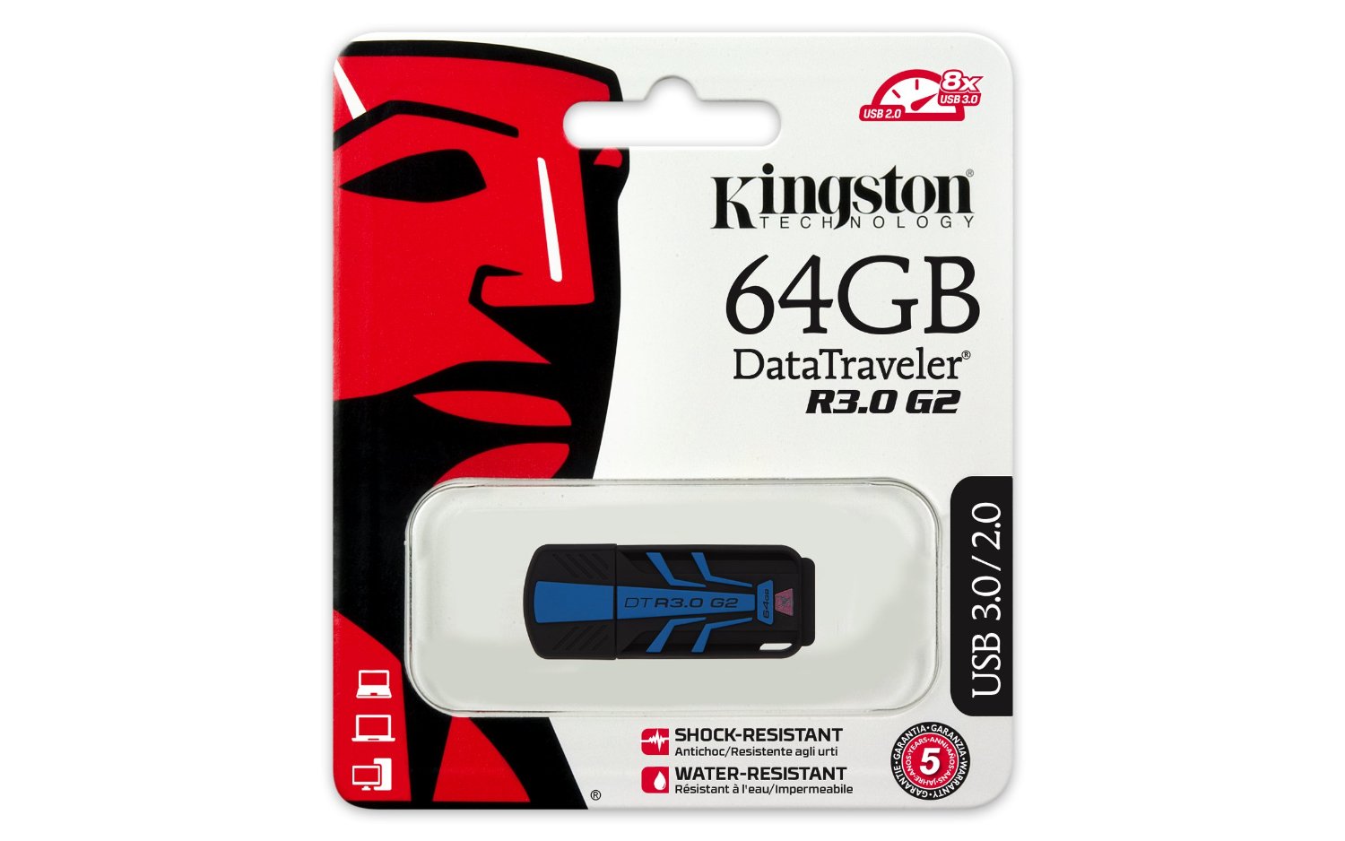 Buy Kingston DataTraveler R3.0 G2 USB Flash Drive 64GB from Vmart in Pakistan