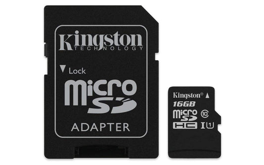 Buy Kingston SDCS Canvas Select Class10 microSD Memory Card - 16GB With Adapter from Vmart in Pakistan
