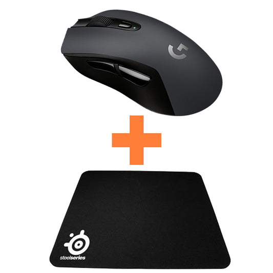 Buy Logitech Bundle 2 (G603 Mouse + Qck Heavy Mouse Mat) from Vmart in Pakistan