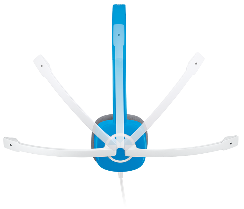 Buy Logitech H150 Stereo Headset - Sky Blue from Vmart in Pakistan