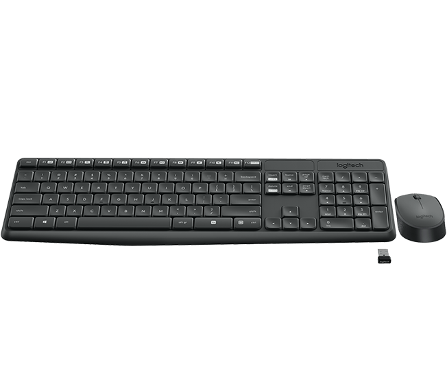 Buy Logitech MK235 Wireless Keyboard and Mouse from Vmart in Pakistan