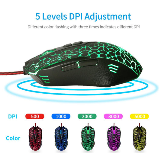 Buy Redragon M716 Inquisitor RGB 10,000DPI Gaming Mouse from Vmart in Pakistan