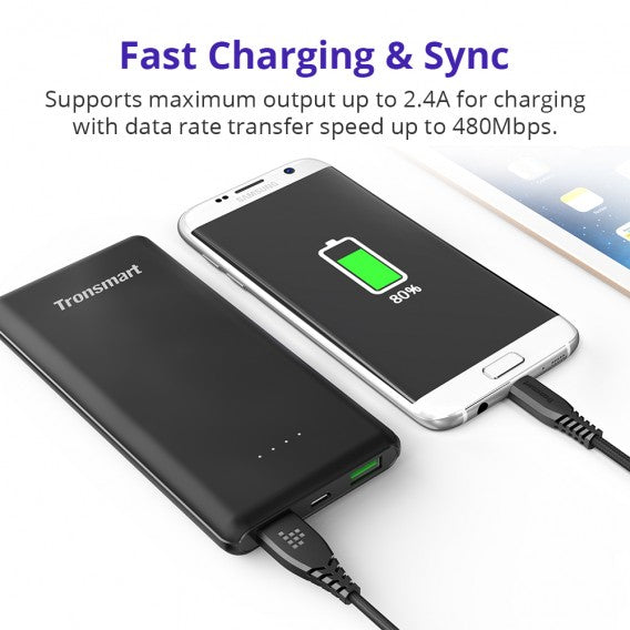 Buy Tronsmart MUC04G Premium Micro USB Cable - 1 Pack from Vmart in Pakistan