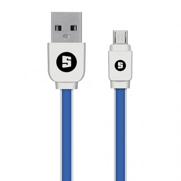 Buy Space ChargeSync Micro USB Cable 100cm - Blue from Vmart in Pakistan