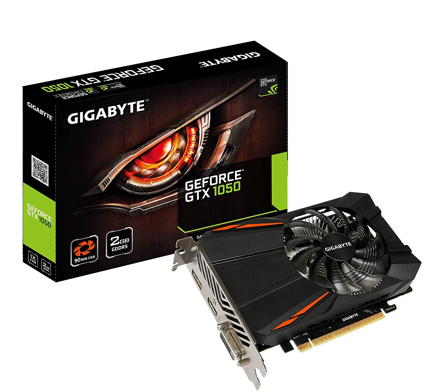 Buy Gigabyte GV-N1050D5-2GD GeForce GTX 1050 D5 2GB GDDR5 Graphic Card from Vmart in Pakistan
