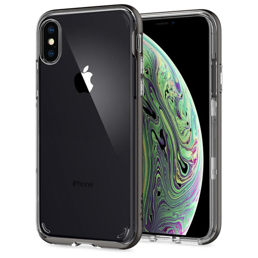 Buy Spigen iPhone XS Case Neo Hybrid Crystal - Gunmetal from Vmart in Pakistan