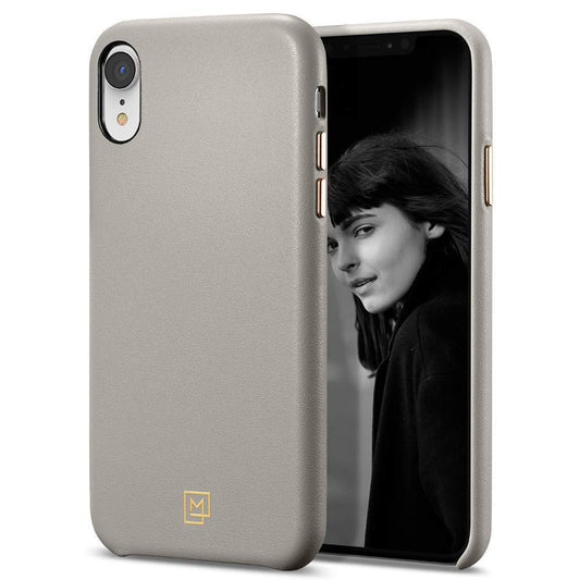 Buy Spigen iPhone XR Case La Manon câlin Leather Case - Oatmeal Beige from Vmart in Pakistan