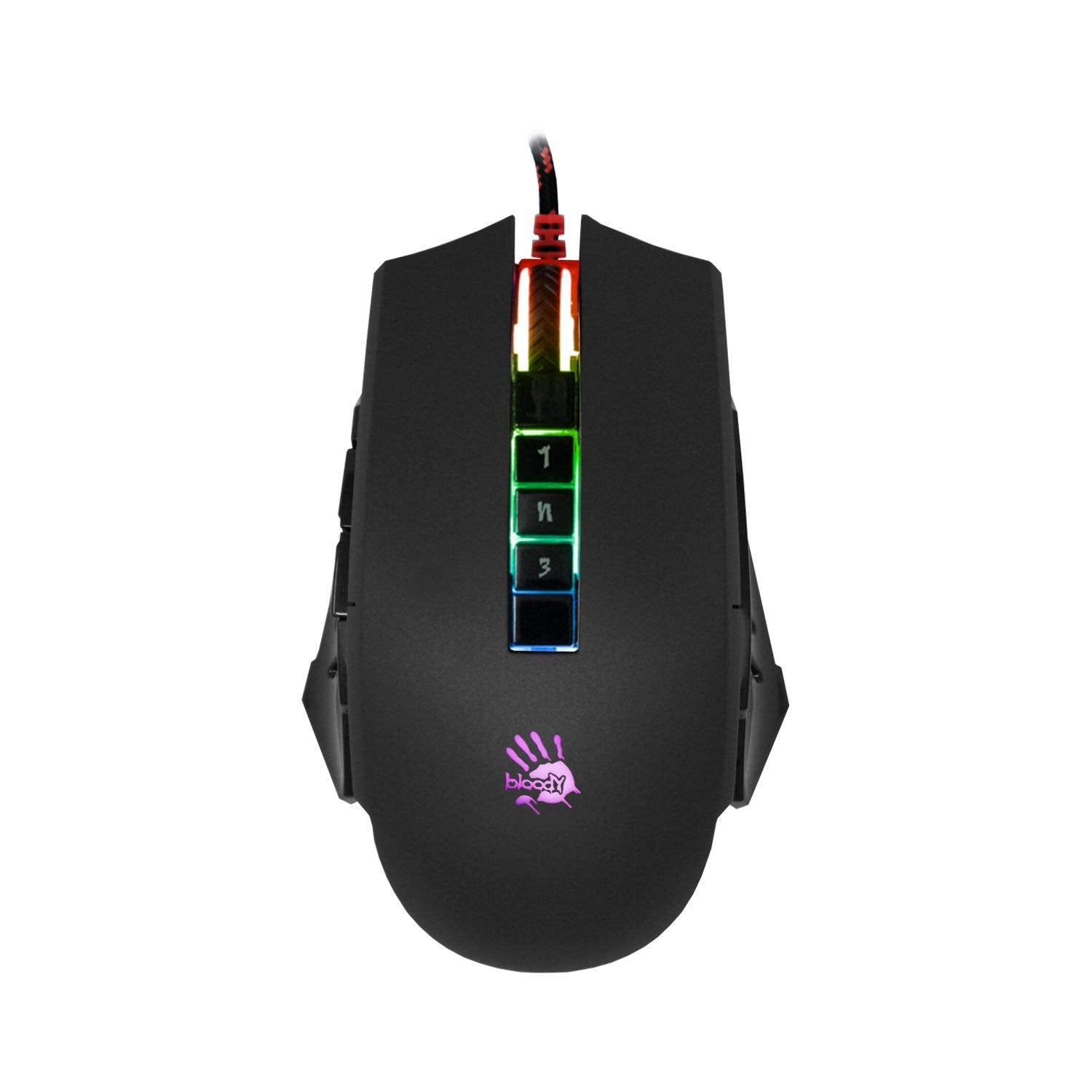 Buy A4tech Bloody P85 Light Strike 5k RGB Animation Gaming Mouse - Black from Vmart in Pakistan