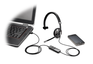 Buy Plantronics Blackwire 710 Monaural Corded USB Headset from Vmart in Pakistan