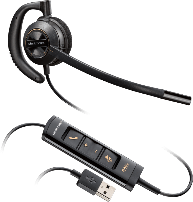Buy Plantronics Encorepro HW535 Monaural USB Corded Headset from Vmart in Pakistan