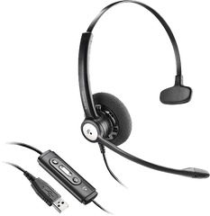 Buy Plantronics Entera HW111N-USB Headphone with Mic from Vmart in Pakistan