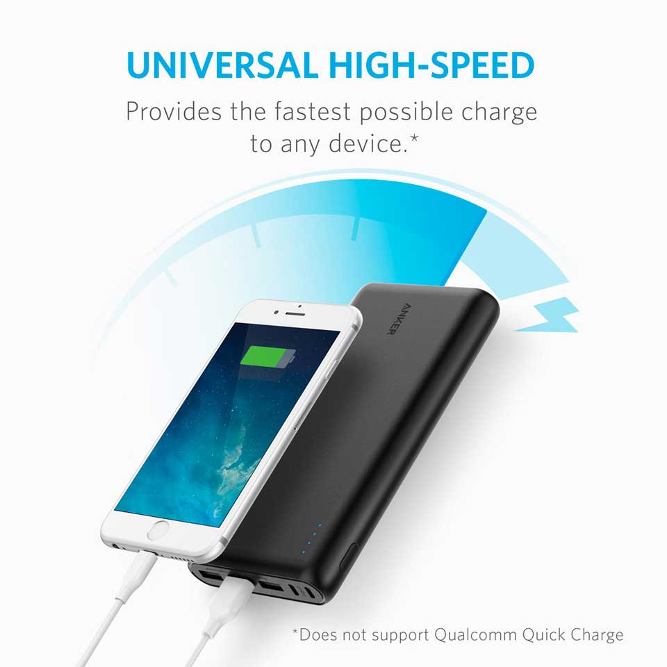 Buy Anker PowerCore+ 26800 mAh - Black from Vmart in Pakistan