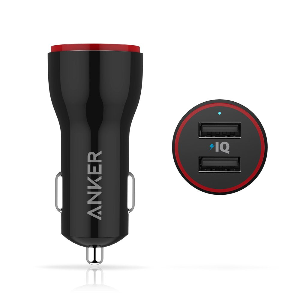 Buy Anker PowerDrive 2 Dual Port 24W USB Car Charger without Cable from Vmart in Pakistan