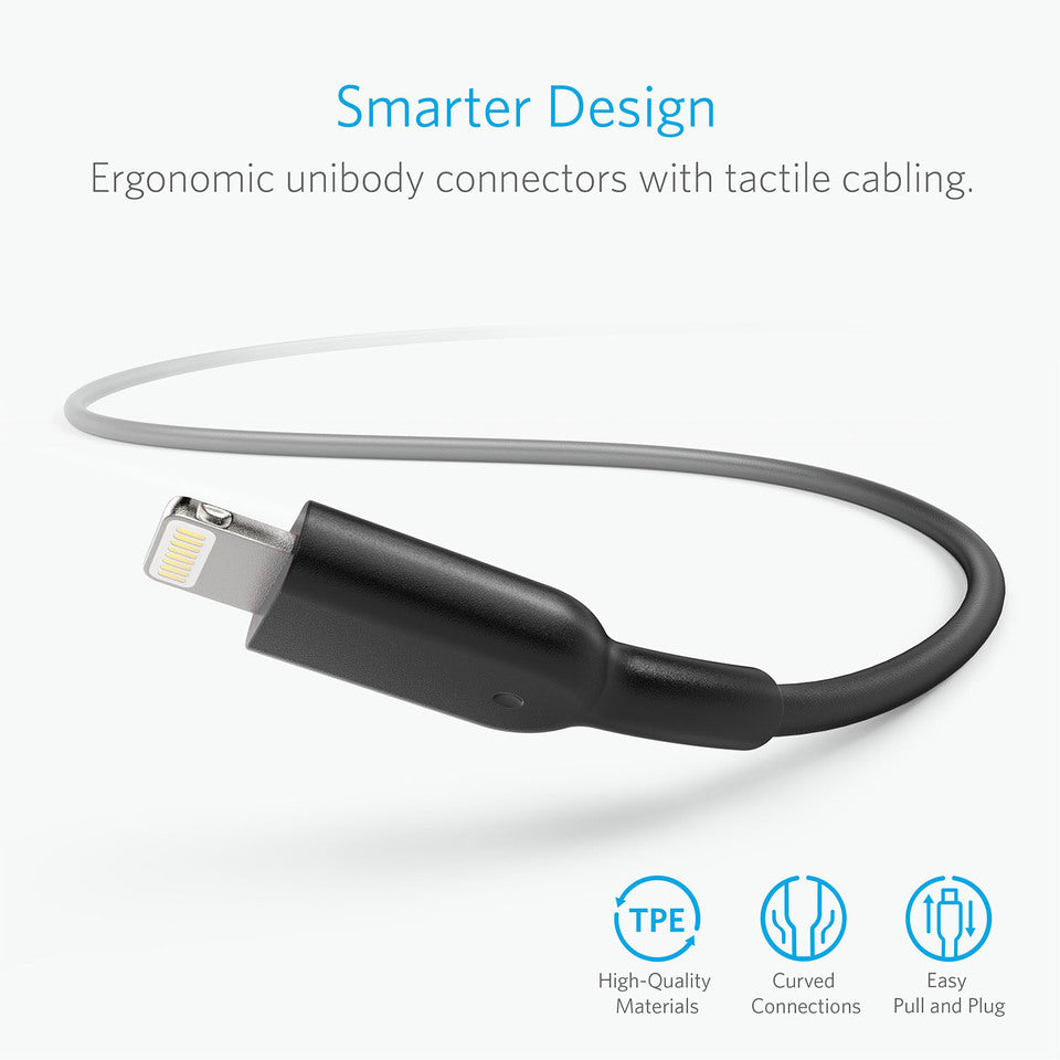 Buy Anker PowerLine II Lightning Cable 3ft - Black from Vmart in Pakistan