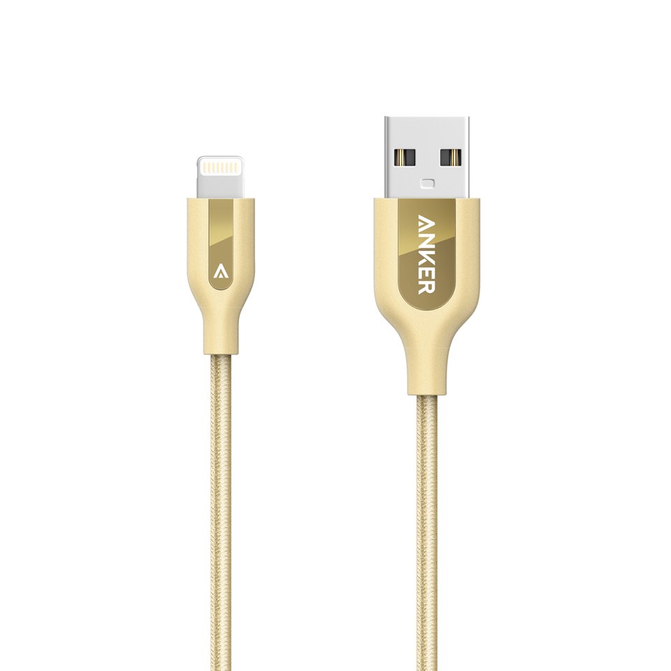 Buy Anker Powerline+ Lightning 3ft Cable - Golden from Vmart in Pakistan