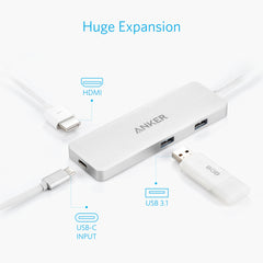 Buy Anker Premium USB-C Hub with HDMI and Power Delivery from Vmart in Pakistan