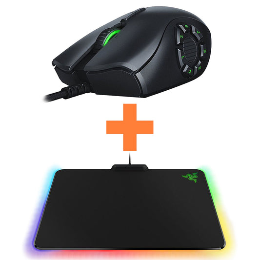 Buy Razer Bundle 3 (Naga Trinity Mouse + Firefly Hard Edition Mouse Mat) from Vmart in Pakistan