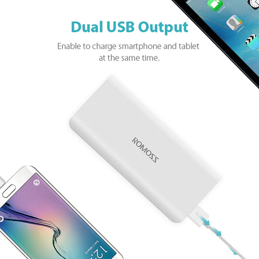 Buy Romoss Solo 5 10000mAh Power Bank - White from Vmart in Pakistan