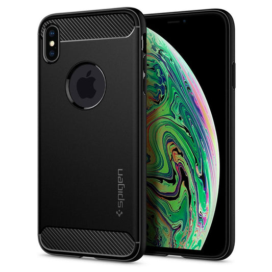 Buy Spigen iPhone XS Max Case Rugged Armor - Matte Black from Vmart in Pakistan