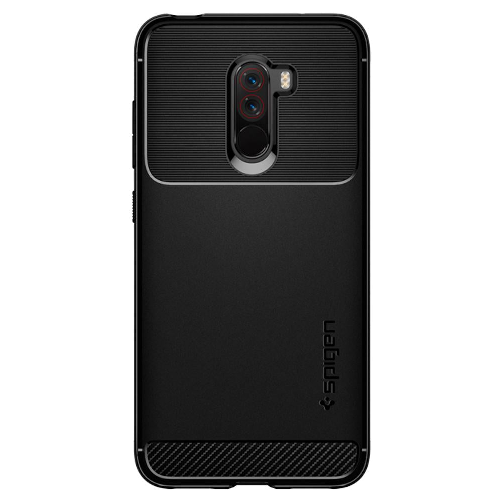 Buy Spigen Xiaomi Pocophone F1 Case Rugged Armor - Matte Black from Vmart in Pakistan