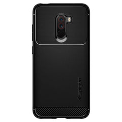 Buy Spigen Xiaomi Pocophone F1 Case Rugged Armor - Matte Black from Vmart in Pakistan