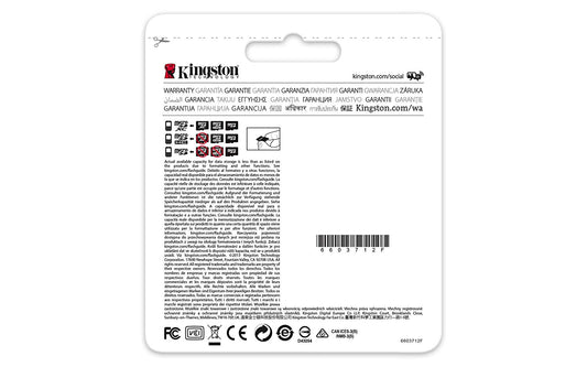 Buy Kingston MicroSDHC Class 4 Memory Card - 16GB from Vmart in Pakistan