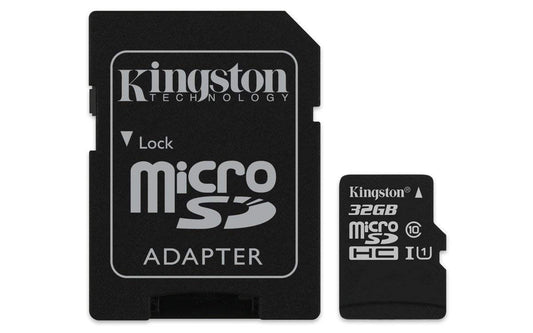 Buy Kingston SDCS Canvas Select Class10 microSD Memory Card - 32GB With Adapter from Vmart in Pakistan