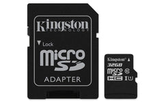 Buy Kingston SDCS Canvas Select Class10 microSD Memory Card - 32GB With Adapter from Vmart in Pakistan