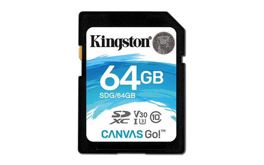 Buy Kingston SDG Canvas GO SDHC Class10 Memory Card - 64GB from Vmart in Pakistan